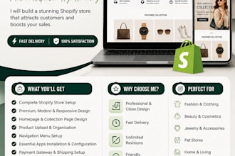 create a branded shopify website