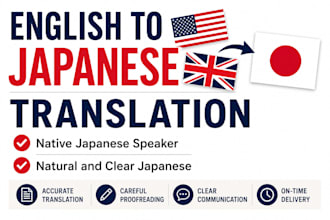 translate english into natural japanese