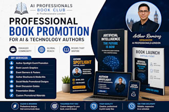 promote your ai, technology, and innovation book to an engaged global community