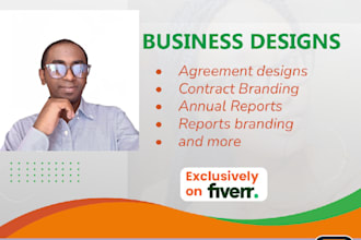 design letters, agreements, reports, receipts