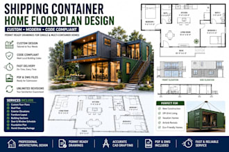 design shipping container home floor plans