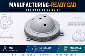 design manufacturing ready 3d cad models
