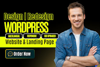 create multilangual wordpress website build website or redesign website