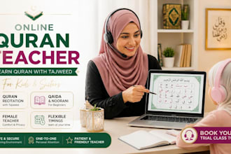 teach quran with tajweed to kids online