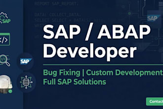 develop custom sap abap reports and alv reports