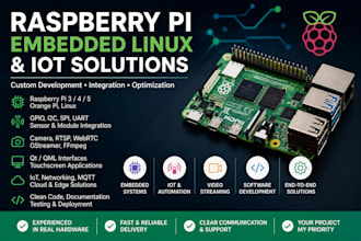 develop raspberry pi embedded linux and iot applications
