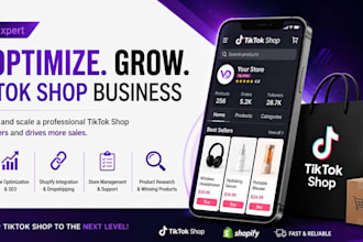 set up tiktok shop for shopify dropshipping optimization and growth