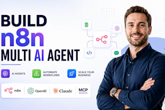build n8n multi ai agent, mcp server, claude ai and openai automation