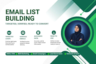 build a targeted b2b email list for lead generation