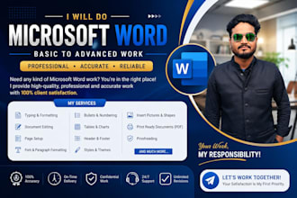 provide the best ms word editing and document formatting