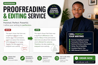 proofread and edit your english documents