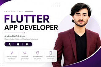 build custom flutter app for ios android and web