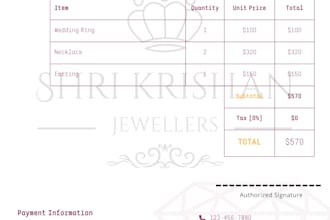 create a luxury canva invoice template with your logo