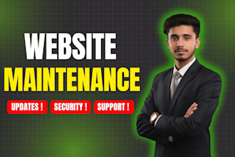provide your wordpress manager for website maintenance and support