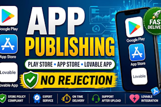 publish upload ios android app to appstore playstore