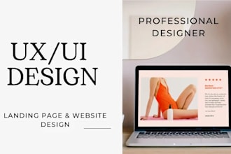 design responsive website UI UX and web app interface