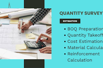 takeoff buildings and construction quantities for you