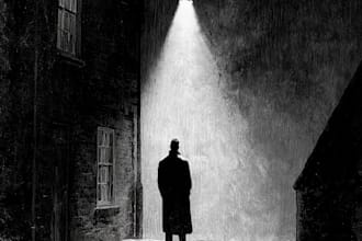 do custom dark noir comic art and graphic novel