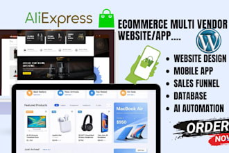 do multi vendor website app, woo commerce wordpress by dokan