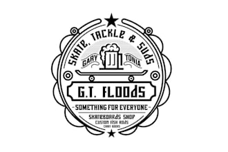 design skateboards craft beers logo