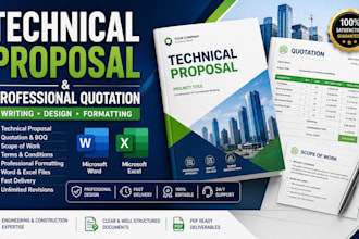 create a professional technical proposal and quotation