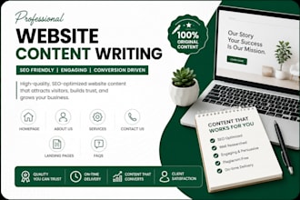 write SEO website content for your business website