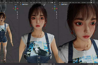 fix your model body rig facial rig cloth rigging, 3d texture prop rig animal rig