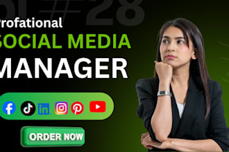 be your profational social media manager and content creater