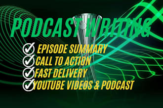 write engaging podcast script