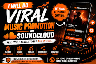do viral music promotion on soundcloud
