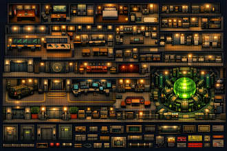 do tilemap designs for unity and godot engine