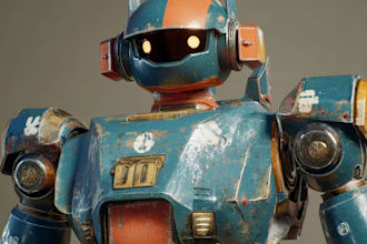 draw custom mecha robot