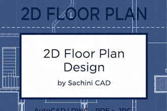 create professional 2d floor plan and house layout in autocad