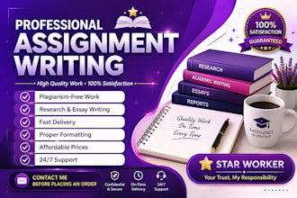 write professional assignments, reports and essays