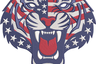 do professional embroidery digitizing for logo, cap and left