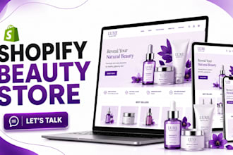 design skincare shopify store skincare website beauty ecommerce website design
