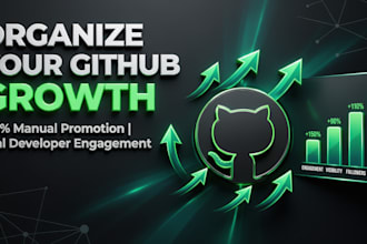 promote github repo organically to acquire stars fork issues to attract viewers
