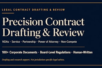 draft and review your corporate and commercial contracts