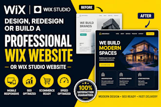 design a wix studio website or figma to wix custom design