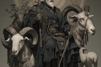 offer digital dark fantasy illustrations