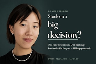 untangle your big life decision in one structured session