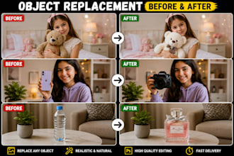 select realistic object replacement in photoshop