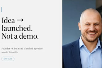 zero to product on market