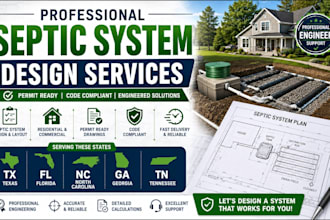 design septic system for texas, florida, north carolina