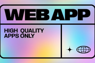 create web app UI UX design