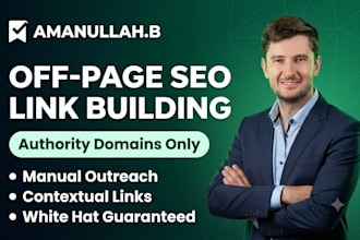 do manual outreach off page SEO link building