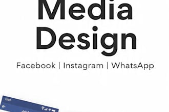 design instagram facebook and whatsapp post and flyer