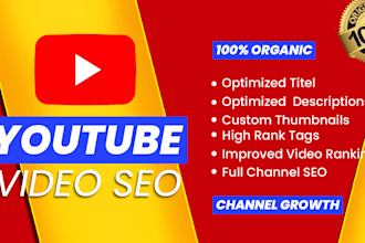 promote your youtube video SEO for organic growth