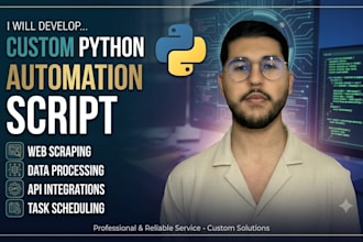 develop a custom python automation script