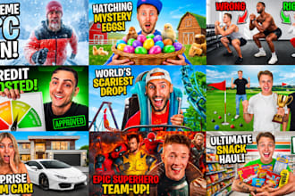 design viral mrbeast style youtube thumbnail for high ctr